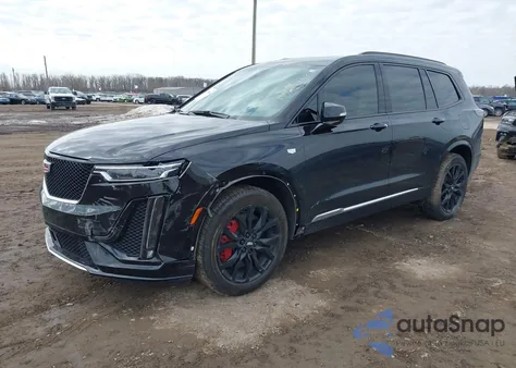 2024 Cadillac Xt6 Awd Sport из США, поврежденный, VIN 1GYKPHRS8RZ750238